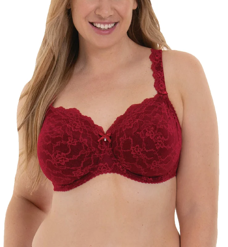 thin panties for summer dresses-Rosa Faia by Anita Bobette Full Cup Underwire Bra (5289) - Ruby