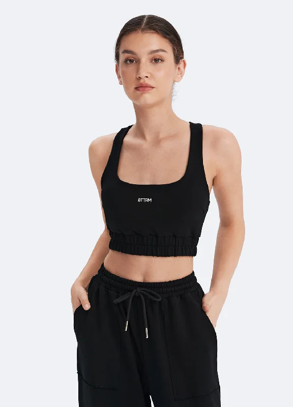 eco-friendly briefs for minimalists-Scoop Neck Racerback Bra