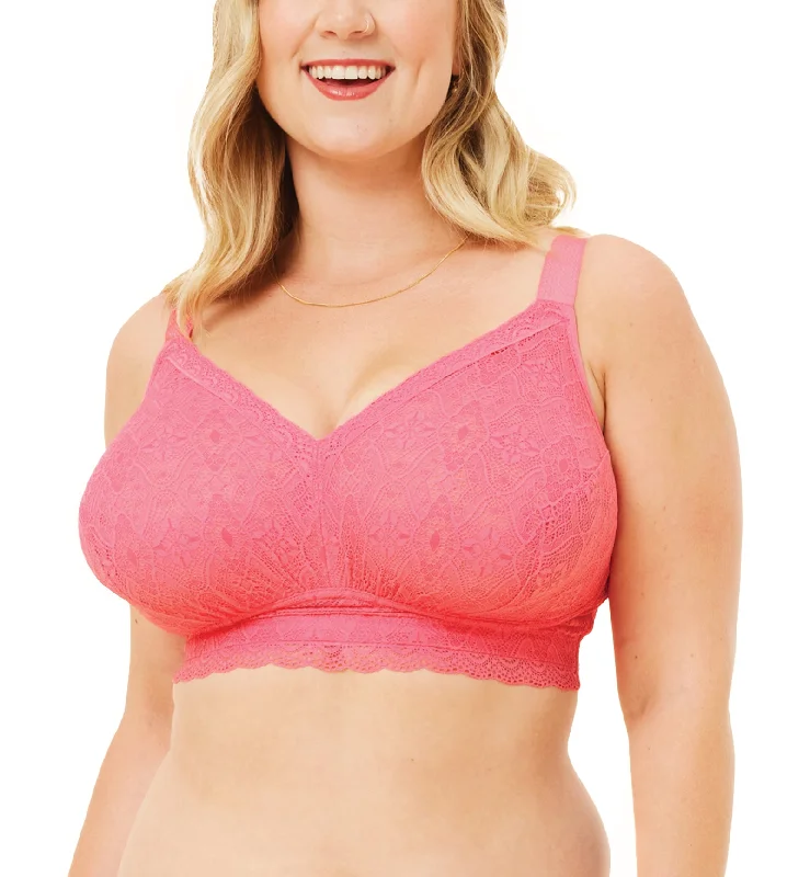 festive Valentine’s Day panties-Sugar Candy by Cake Bestie Everyday Softcup Bra K-M (28-8020) - Hot Pink