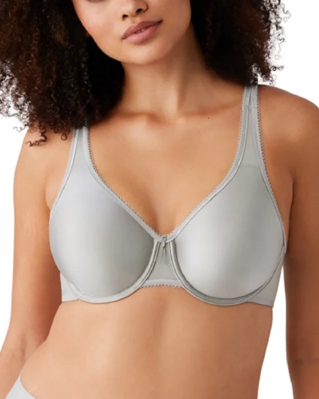 warm underwear for snowy days-Wacoal Basic Beauty Seamless Underwire Bra (More Colors Available) - 855192 - Ultimate Grey