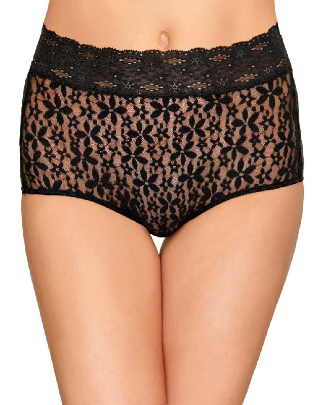 cozy briefs for rainy days-Wacoal Halo Lace Brief