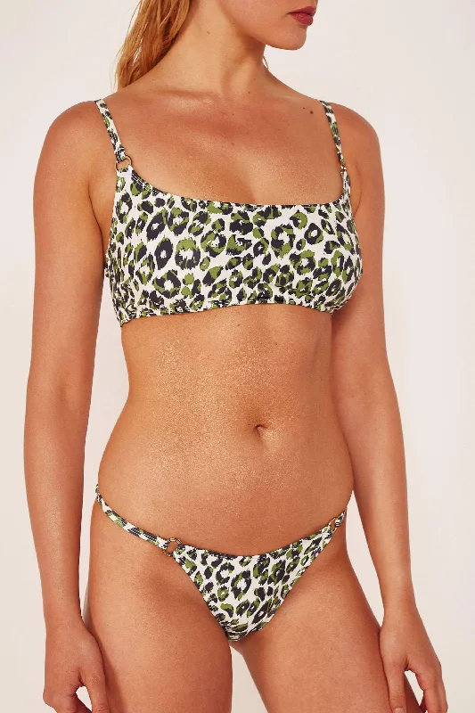 festive St. Patrick’s Day panties-Leopard Brazilian Brief Khaki