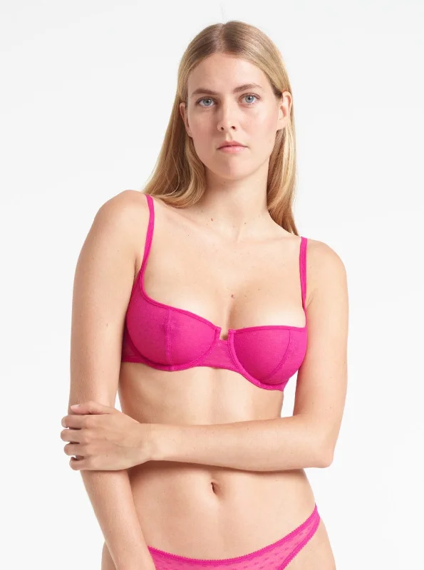 soft Modal panties for relaxation-Yasmine Eslami: Joanne Demi Bra - Sweet Pea