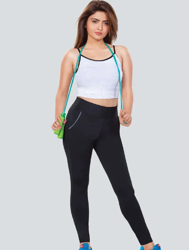 plush velour underwear for cozy-Activewear Pant For Workout With Pocket AS-701