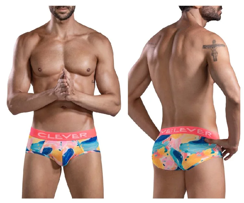 thick trunks for cold nights-Clever 1685 Lienzo Briefs Color Fuchsia