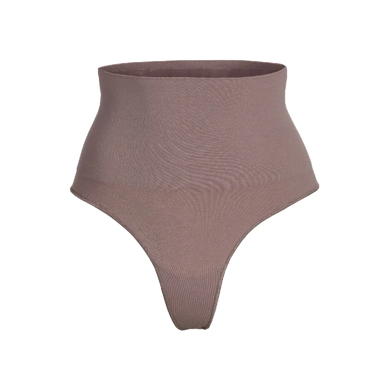 thick period panties for nights-CORE CONTROL THONG | UMBER