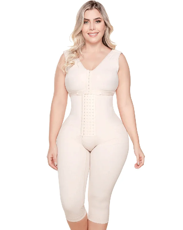 cute penguin panties for winter-Fajas Sonryse Colombian Full Body Shaper for Post-Op with Built-in Bra