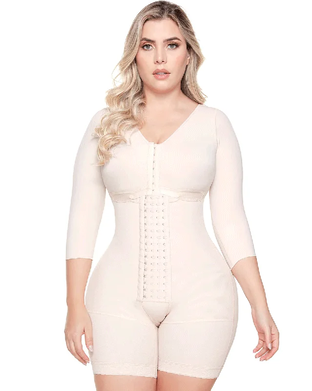 thick briefs for cold nights-Fajas Sonryse Shapewear After Post-Op for Women with Built-In Bra