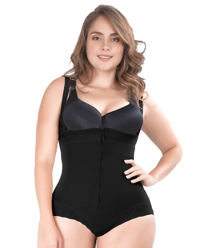 eco-conscious panties with recycled fabric-Fajas Uplady Butt Lifting Strapless Shapewear Bodysuit