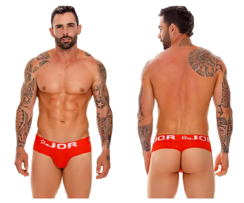 anti-sweat briefs for humidity-JOR 1641 Galo G-String Color Red