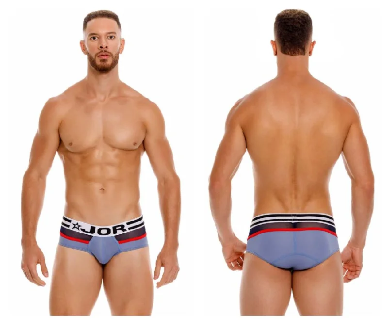 warm briefs for ski trips-JOR 1941 Athletic Briefs Color Blue