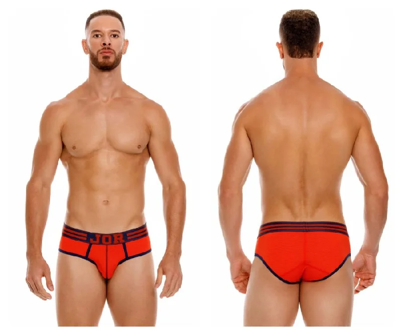 long-leg briefs for extra coverage-JOR 1944 College Briefs Color Red