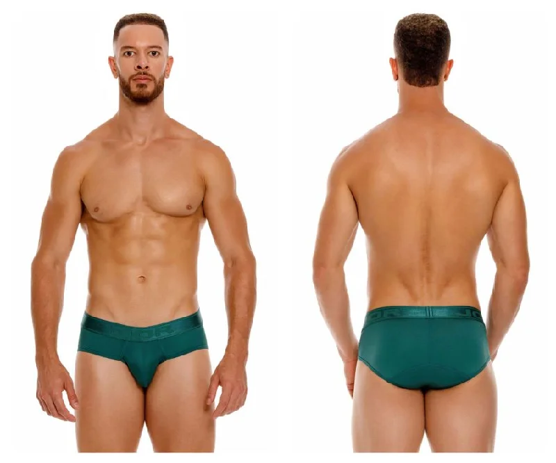 breathable mesh boxers for sports-JOR 1952 Element Briefs Color Green