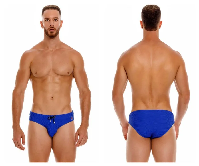 breathable mesh boxers for sports-JOR 2000 Reef Swim Briefs Color Blue