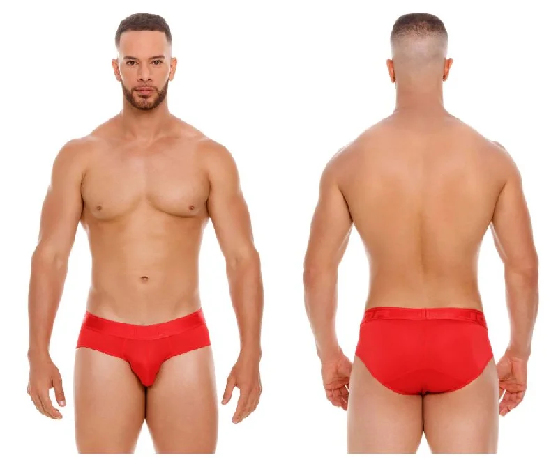 warm briefs for ski trips-JOR 2047 Element Briefs Color Red