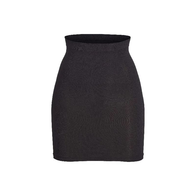 seamless briefs for bodycon skirts-LONG SKIRT SLIP | ONYX