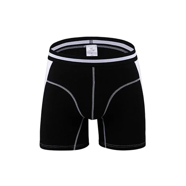 festive holiday boxers for men-Modal Boxer Brief with Contrast Side Panel