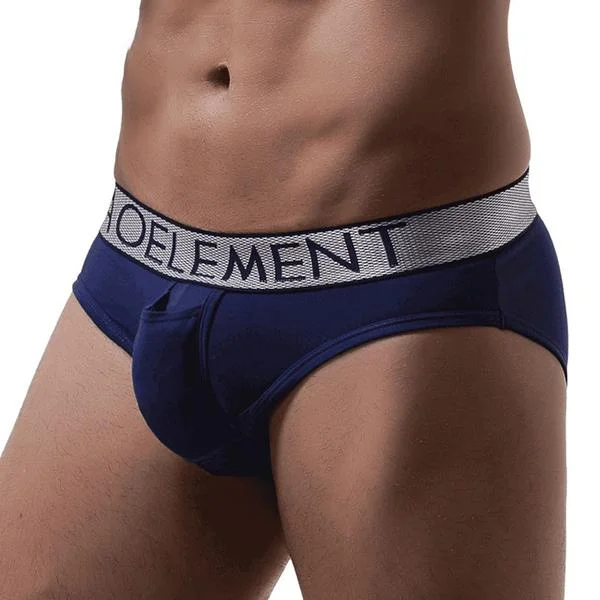 plush velour boxers for cozy-Men's U Convex Pouch Briefs