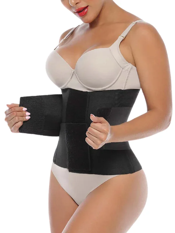 thick briefs for snow days-Siluet Triple-Strap Adjustable Waist Trainer – For Workouts & Everyday Shaping