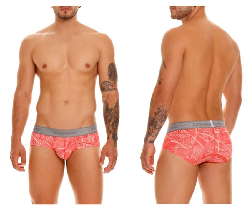 warm trunks for freezing weather-Unico 23050201103 Talante Briefs Color 29-Coral