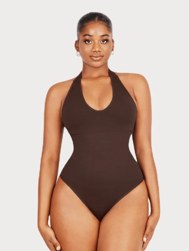 thin panties for summer dresses-Every-Day Halter Bodysuit