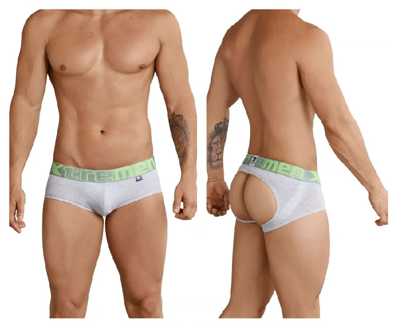 funny boxers with puns-Xtremen 91032 Butt lifter Jockstrap Color White