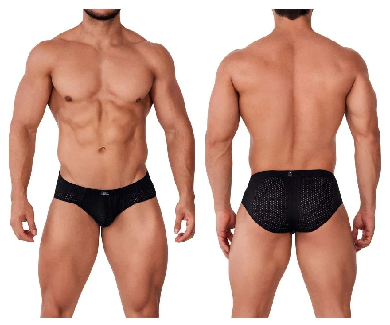 elegant silk briefs for romance-Xtremen 91169 Mesh Briefs Color Black